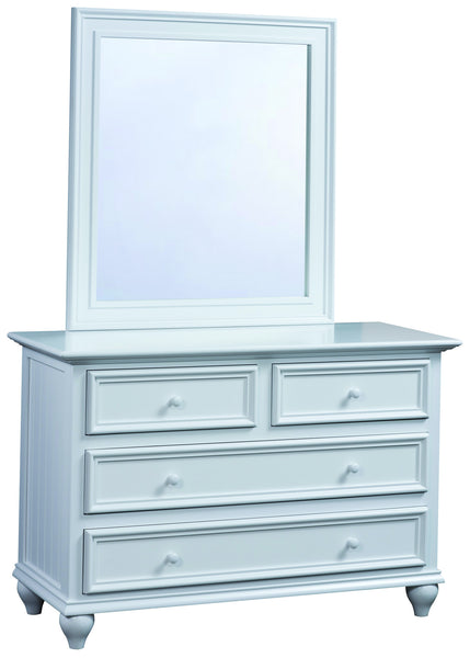 Single Dresser with Mirror, Beaded Collection #AM250-0001, #AM250-0032 Single Dresser with Mirror, Beaded Collection #AM250-0001, #AM250-0032