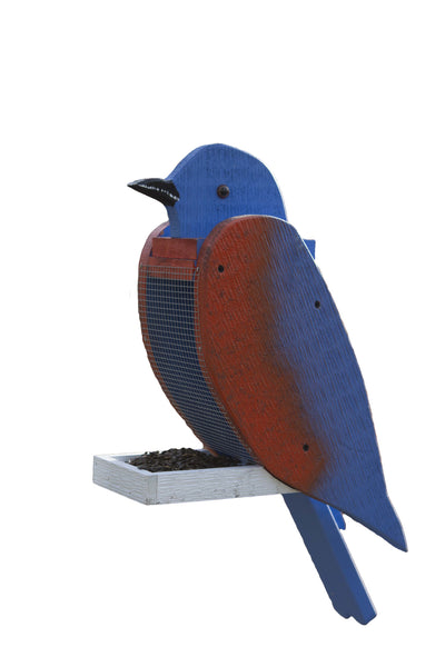 Amish made Bluebird Bird Feeder #AM-22