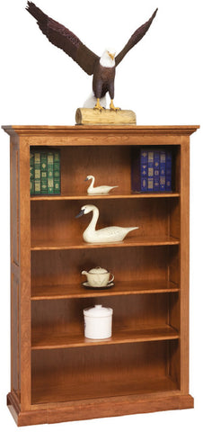 4- Shelf Raised Panel Bookcase #AM-3048