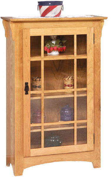 Small Mission Single Door Bookcase #AM-3306