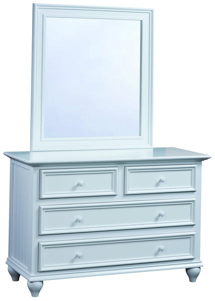Single Dresser with Mirror, Beaded Collection #AM250-0001, #AM250-0032