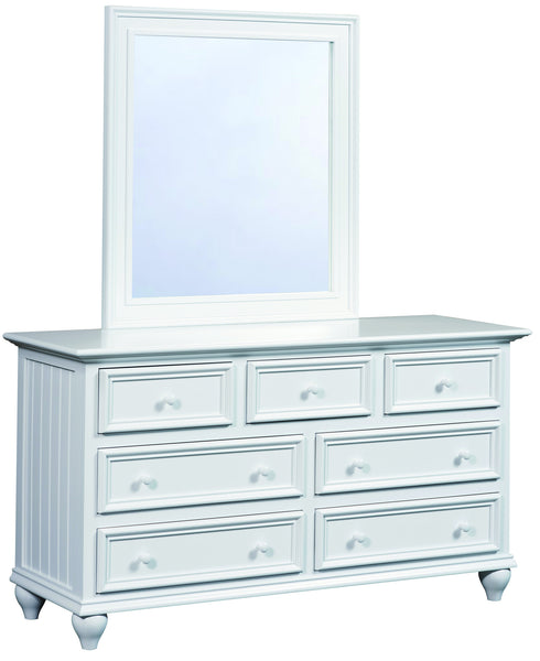 Double Dresser with Mirror, Beaded Collection #AM250-0002, #AM250-0033