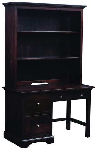 Desk with Hutch, Contemporary Collection #AM374-0224, #AM374-0227